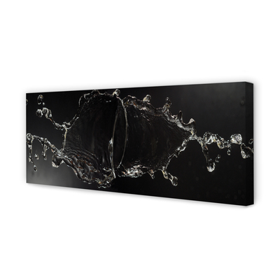 Quadro em tela Gotas de água espirrando