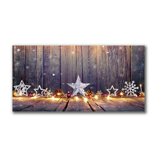 Quadro em tela Decorações de Luzes de Natal