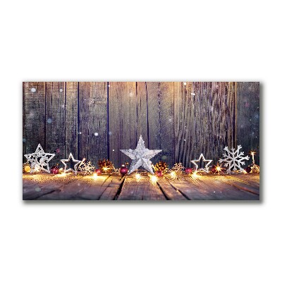 Quadro em tela Decorações de Luzes de Natal
