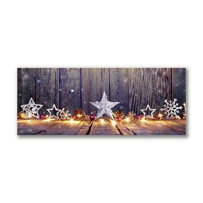 Quadro em tela Decorações de Luzes de Natal
