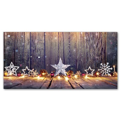 Quadro em tela Decorações de Luzes de Natal