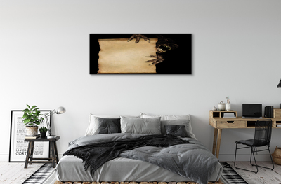 Quadro em tela Carta de personagem assustadora