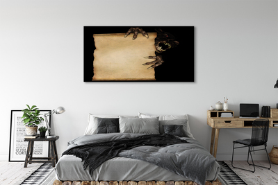 Quadro em tela Carta de personagem assustadora