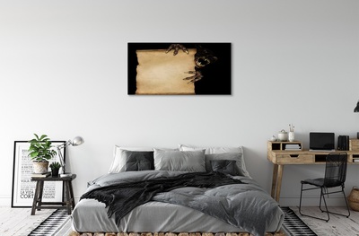 Quadro em tela Carta de personagem assustadora