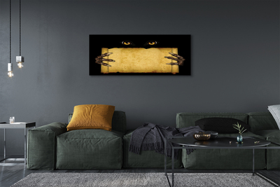 Pintura em tela Olhos de cartão dedos