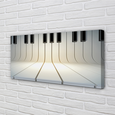 Pintura em tela Teclas de piano