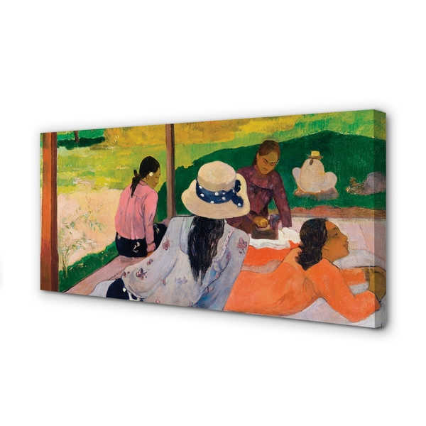 Pintura em tela Siesta - Paul Gauguin