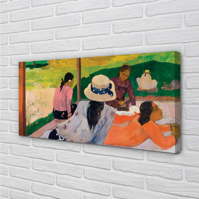 Pintura em tela Siesta - Paul Gauguin