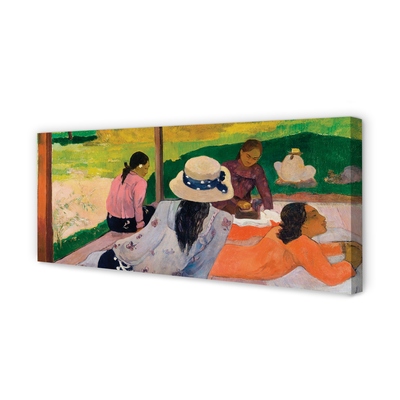 Pintura em tela Siesta - Paul Gauguin
