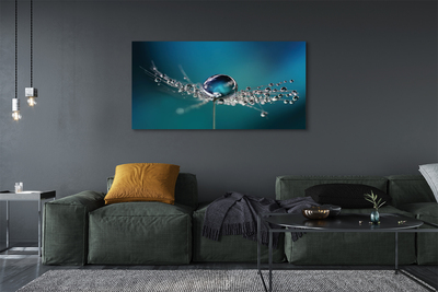 Pintura em tela Macro de gotas de dente-de-leão