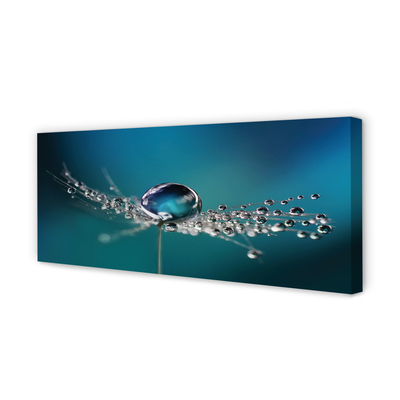 Pintura em tela Macro de gotas de dente-de-leão