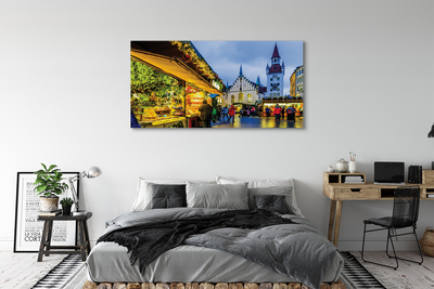 Quadro em tela Alemanha Praça do Mercado Antigo Natal