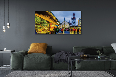 Quadro em tela Alemanha Praça do Mercado Antigo Natal