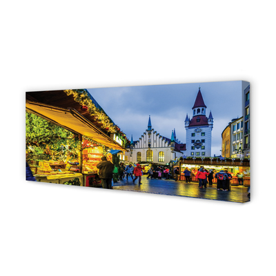 Quadro em tela Alemanha Praça do Mercado Antigo Natal