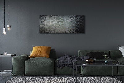 Quadro em tela cones 3D