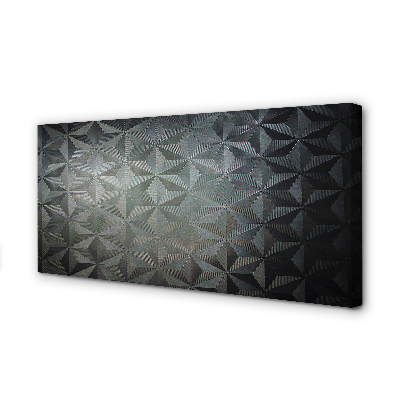 Quadro em tela cones 3D