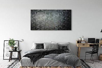 Quadro em tela cones 3D