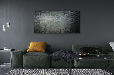 Quadro em tela cones 3D