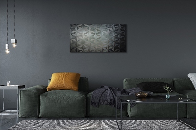 Quadro em tela cones 3D