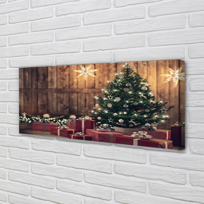 Pintura em tela Presentes, decorações para árvores de Natal