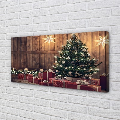 Pintura em tela Presentes, decorações para árvores de Natal