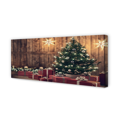 Pintura em tela Presentes, decorações para árvores de Natal