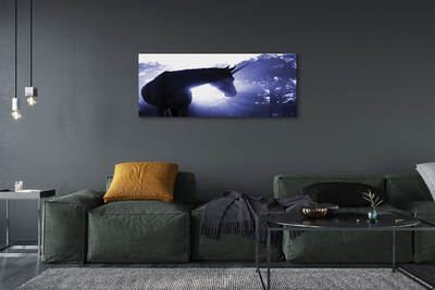 Pintura em tela Floresta do Unicórnio