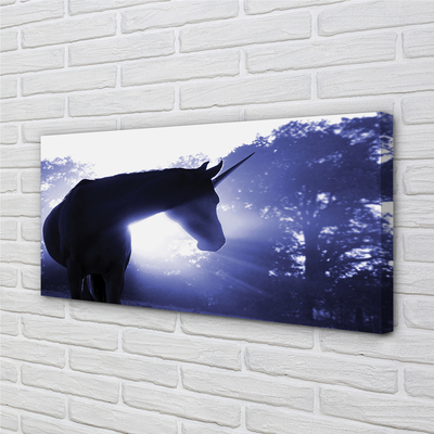 Pintura em tela Floresta do Unicórnio