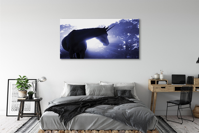 Pintura em tela Floresta do Unicórnio