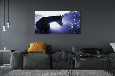 Pintura em tela Floresta do Unicórnio