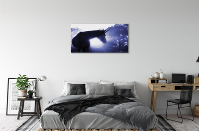 Pintura em tela Floresta do Unicórnio