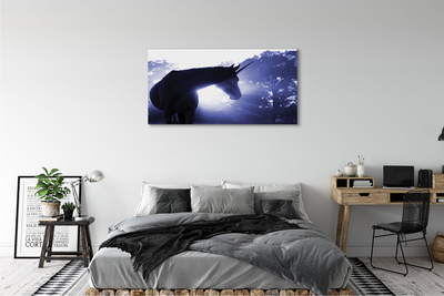 Pintura em tela Floresta do Unicórnio