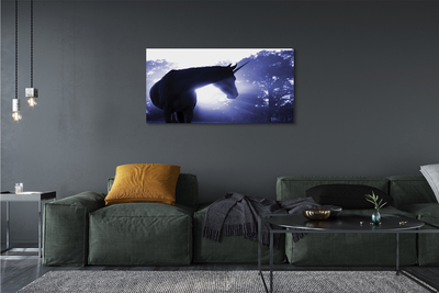 Pintura em tela Floresta do Unicórnio