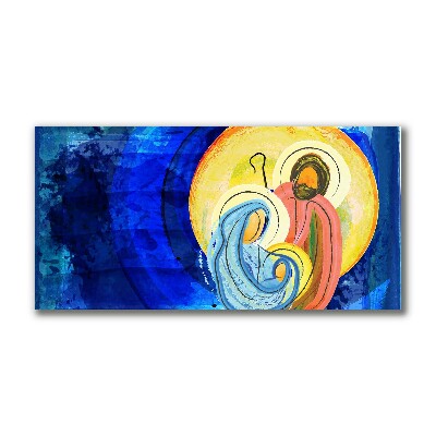 Quadro de parede em tela Natal Abstração Família Inverno