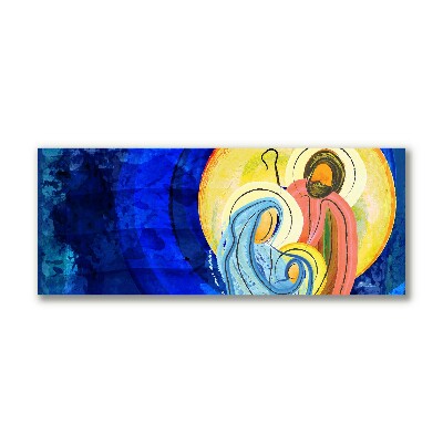 Quadro de parede em tela Natal Abstração Família Inverno