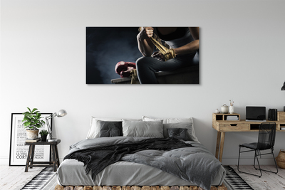 Pintura em tela Luva de bandagem feminina