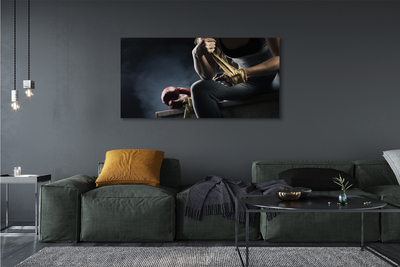 Pintura em tela Luva de bandagem feminina