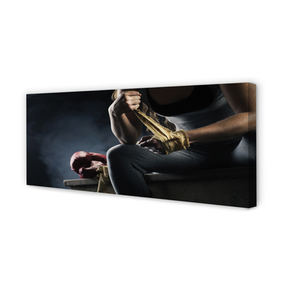 Pintura em tela Luva de bandagem feminina