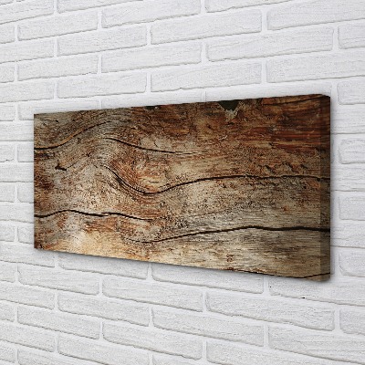 Pintura em tela Grão da placa de madeira