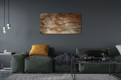 Pintura em tela Grão da placa de madeira