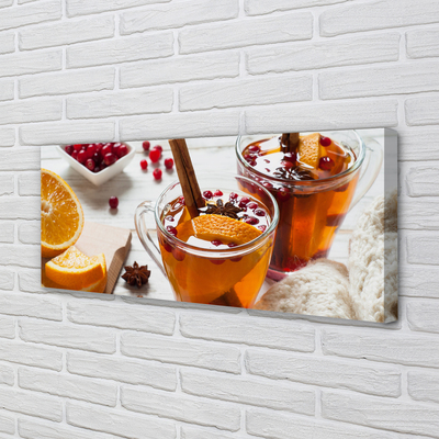 Quadro em tela Xícara de chá de inverno