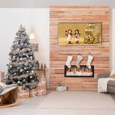 Quadro em tela Presentes Feriados Anjos Decorações