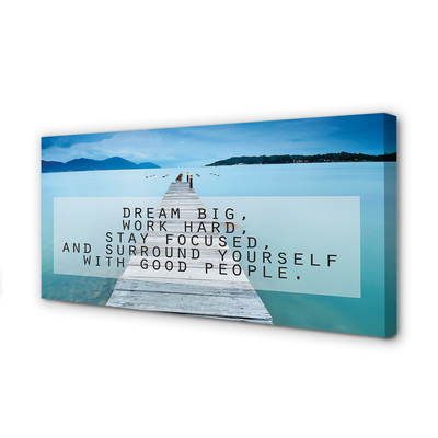 Quadro em tela Panorama do mar