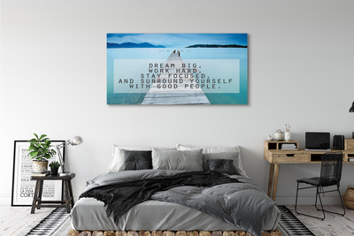 Quadro em tela Panorama do mar