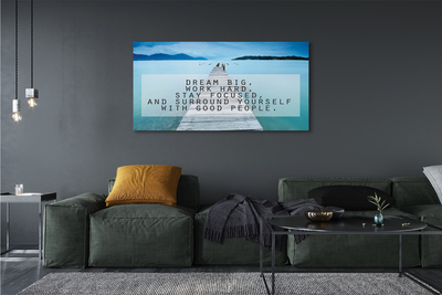 Quadro em tela Panorama do mar