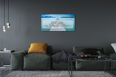 Quadro em tela Panorama do mar