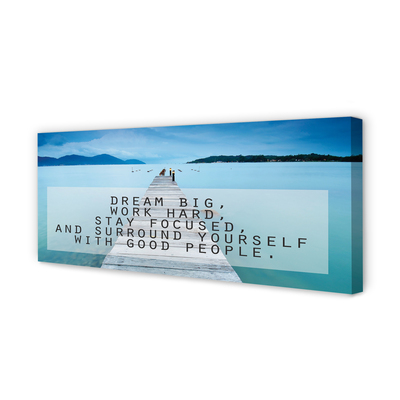 Quadro em tela Panorama do mar