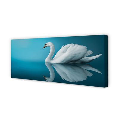 Quadro em tela Cisne na água