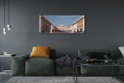 Quadro em tela Edifícios e ruas da Catedral de Roma