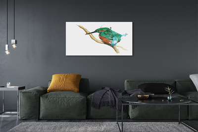 Pintura em tela Papagaio pintado colorido